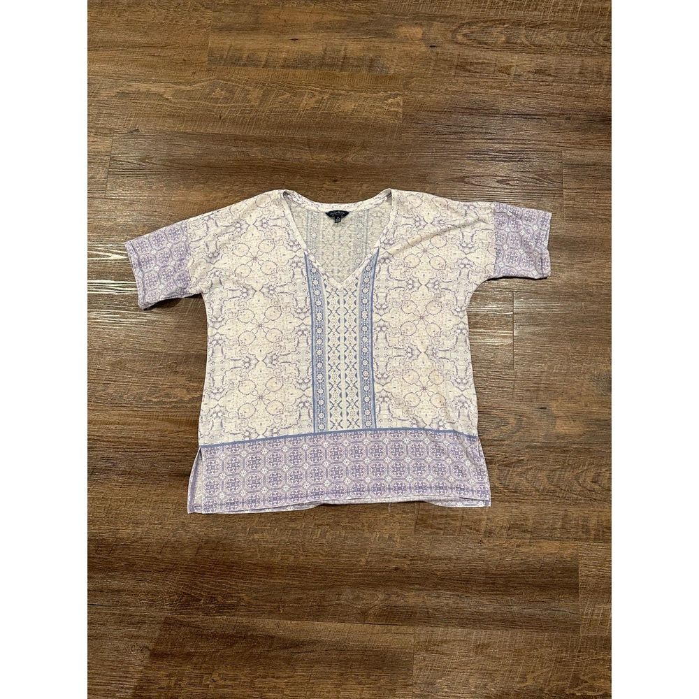Lucky Brand Women’s Shirt Medium V Neck Casual Top